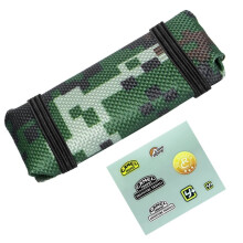 RC Simulated Tent Bag Decorate Handmade Scale Simulated Roof Luggage Tent for 1/16 1/18 1/24 RC Crawler Camouflage