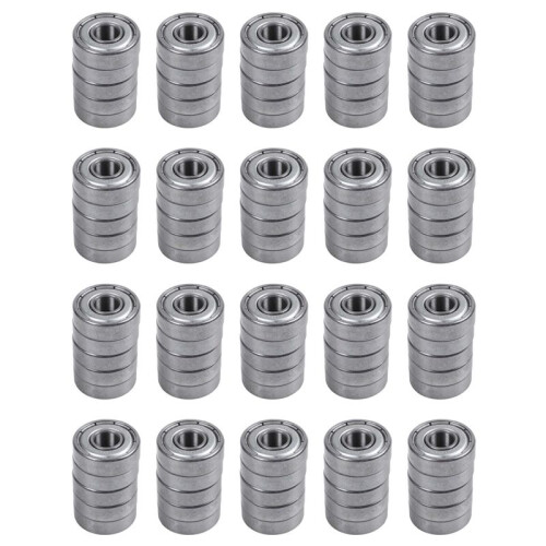 607Z 7 X 19 X 6mm Double Shielded Deep   Bearings 100 Pcs 1