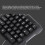 Single Handed Gaming Keyboard Black 1