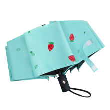 Small Umbrella Automatic Compact Suitable for Travel Portable Umbrella Outdoor Sunscreen Rainproof C