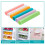 24 Pack Refrigerator Mats, Washable Refrigerator Liners, Fridge Pad, Easy to Clean Shelf Liner, Cuttable Kitchen Mat 7