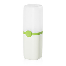 Travel Toothbrush Case with Rinse Cup, 2 in 1 Compact Holder for Toothpaste and Brush, Green