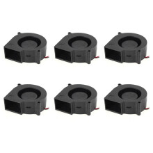 6pcs 75 mm X 30 mm 2 Pin 12 V Brushless Fan PC Computer Cooling Fan