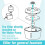 8Pcs Cat Water Fountain Filter Dog Drinking Dispenser Filter Flowing Fresh Water/Loop Filter Automatic 6