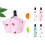 Small  Umbrella Automatic  Compact Suitable for Travel Portable Umbrella Outdoor Sunscreen Rainproof C 3