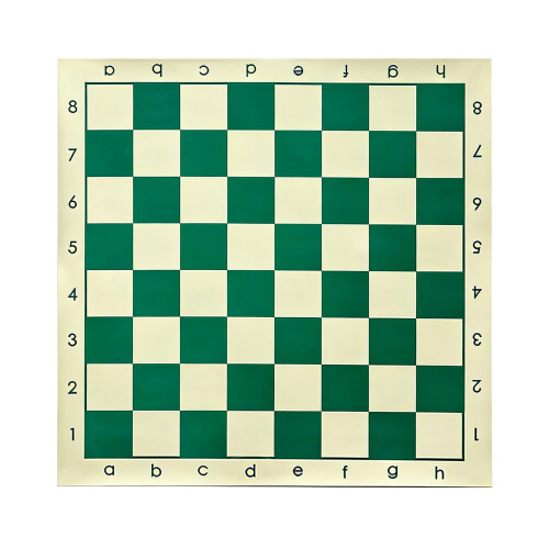 Portable Soft Rollable Chesses Board Enduring PU-Green 43CM
