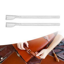 2Pcs Steel Leather Punch and Cutter Set for Belt Making Half Round 10mm