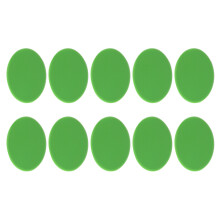 10 paquets de cĂ´nes plats de Football marqueur disque-Vert