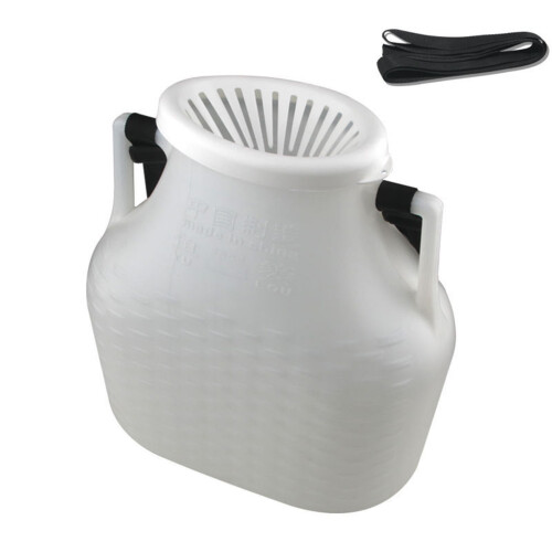 Plastic Live Fish Bucket Fish Container For Easy-White