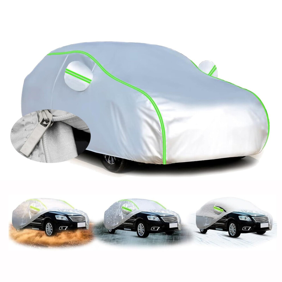 Waterproof Car Cover For Toyota Runx, All Weather Protection With Uv Shield, Windproof Secure Fit 9330225014621