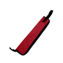 Drumsticks opbergtas Drumstokkenhouder Canvas textuur-Rood