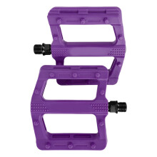 Adaptateurs de pédales de vélo antidérapants, plaques de-Violet