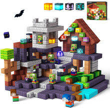 Magnetic Building Blocks Set 100PCS with LED Magnetic Cubes for Kids STEM Learning Play