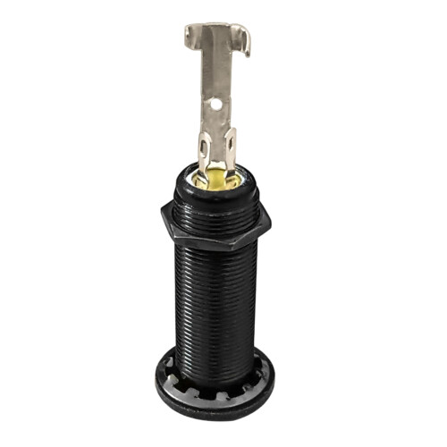 Quick Installation 6.35mm Tube Jacks Socket Electric-Black 1