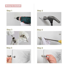 Acrylic Magazine Holder, 2 Pack Hanging Bookshelf Magazine Rack, Wall Mounted Floating Brochure Display for Waiting Room