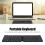 Foldable Wireless Keyboard BT3.0, Silent, 120mAh, Compact Black 9