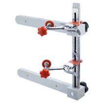 1pc Drawer Slide Clamp with Wrench Clamp and Magnetic Arm Engraved Dual Scale Markings Multifunctional Woodworking Tools