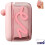 Floss Pick Dispenser with OneTouch Quick Access, Compact Refillable Travel Floss Picks Case Pink 2 Pack 1