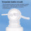 500ml Polyethylene Chemical Wash Bottle, Unbreakable, Translucent, for Laboratory Use 2