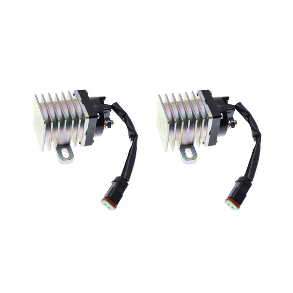2Pcs Magnetic Relay Assy Magnetic For Excavator Loader Tractor Dump Truck Engine 241-8368 2418368 6034256518297