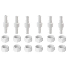 Pool Cleaner Hose Swivel D20 and Hose Nut D15 Kit Replace for 280 180 380 3900 Pool Cleaner (18 Pack)