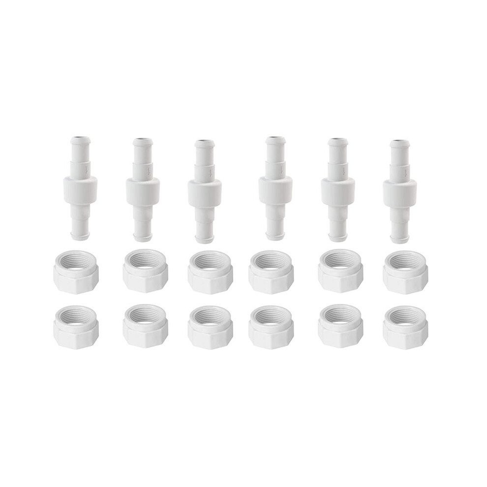 Pool Cleaner Hose Swivel D20 And Hose Nut D15 Kit Replace For 280 180 380 3900 Pool Cleaner (18 Pack) 4713943046702