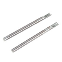Leather Belt Strap Cutting Tools 2Pcs Steel Punch Set with Half Round Edge 5mm