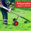 Lawn Mower Support Wheel Backpack Weeder Handheld Support Frame Portable Support Wheel Lawn Mower Auxiliary Wheel 3