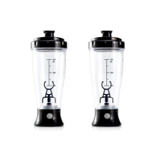 2X 300Ml Automatische Selbstrührende Protein-Shaker-Flasche Elektrische Tragbare Bewegung Mischwasserflasche Sportflasche Gym ein Sports