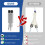 2PCS 3D Printer AMS Filament Hub Five Way Components  Consumables Multi-Color Printing for  A1/A1 2