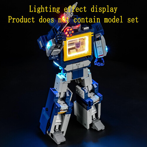 LED Light Kit Compatible with  Transformers Soundwave Icons 10358 with Enhanced Model Display Lighting 2