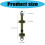 Backpack Expansion Strap With D Rings Buckles-1Army green 2