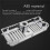2X Lifting Shower Shelf Rectangle Detachable Storage Tray Rack Plastic Holder Kitchen Bathroom Accessories(25mm) 4