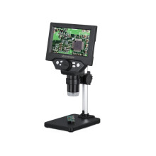 G5 10MP 11000X Digital Microscope with 5.5' LCD and Aluminum Alloy Stand for Precise Electronics Inspection