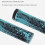 2pack Versatile Bicycles Handlebars Grip Fashion-Cyan Black 7