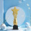 Light weight Star Shape Award Durability Golden Colored Star-L 6