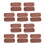 20pc Rattan Plastic Basket Cutlery Basket Rectangular Storage Box Cutlery Fork Chopsticks Bread Cake Fruit Storage 1