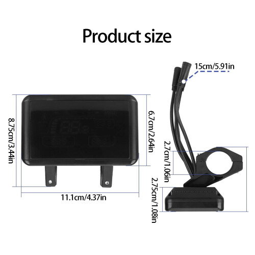 48v Electric Scooters Digital Display Dashboards Display Screen 2