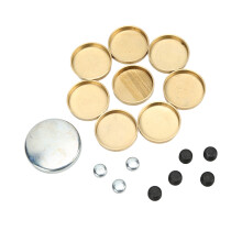 Brass Freeze Plug Kit for Chevy Small Block 283-350ci 1957-97
