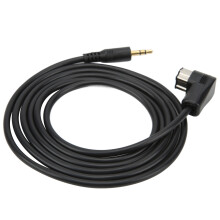 3,5-mm-AUX-Adapterkabel für Auto für JVC PD100, U57, U29, Schwarz