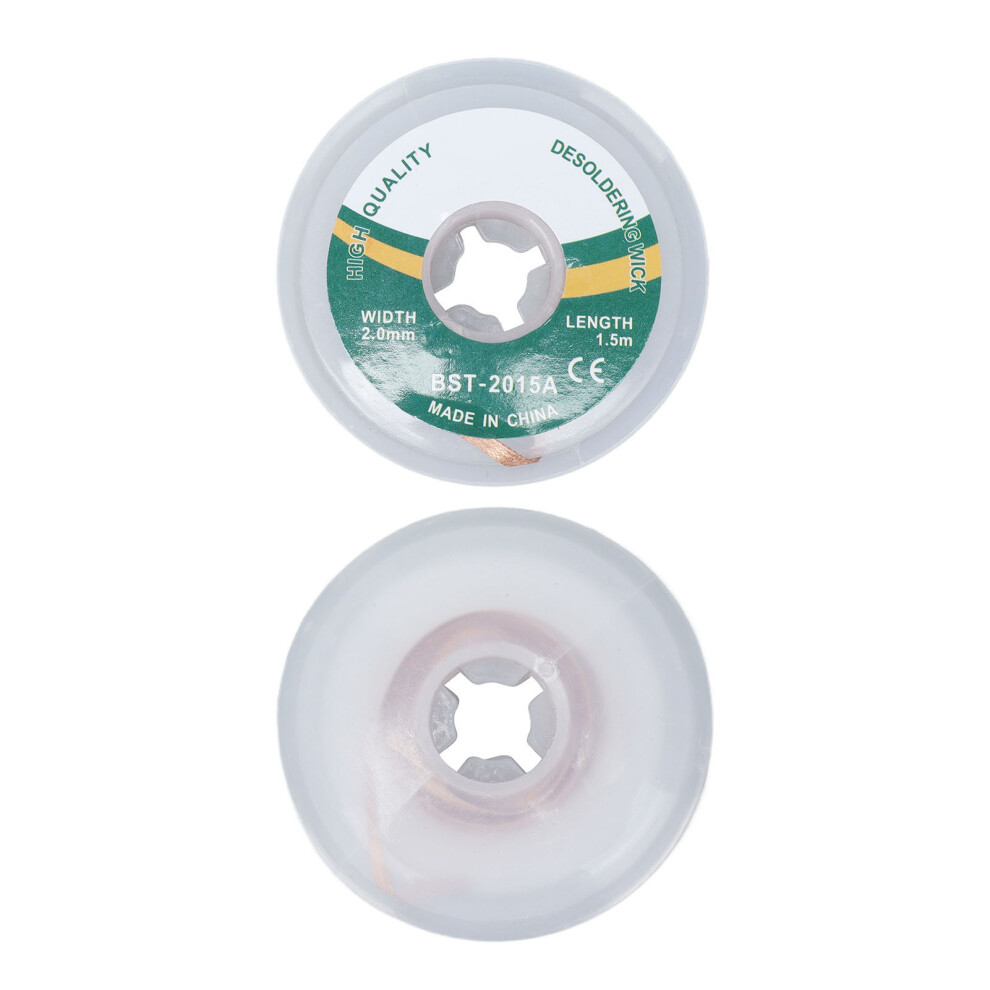 Alloy Copper Desoldering Wick 1.5M 2.0Mm Solder Sucker Remover 9391376231190
