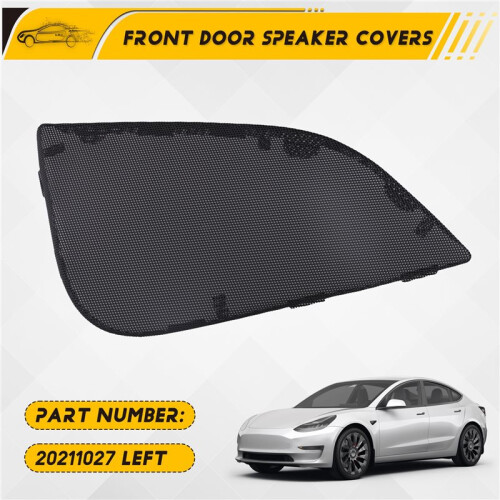 For  Model 3 2021-2023 Front Door Speaker Covers 20211027 Left 1