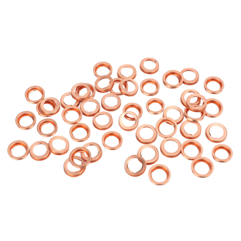 50Pc Copper Oil Drain Plug Gasket Set 7293282870390