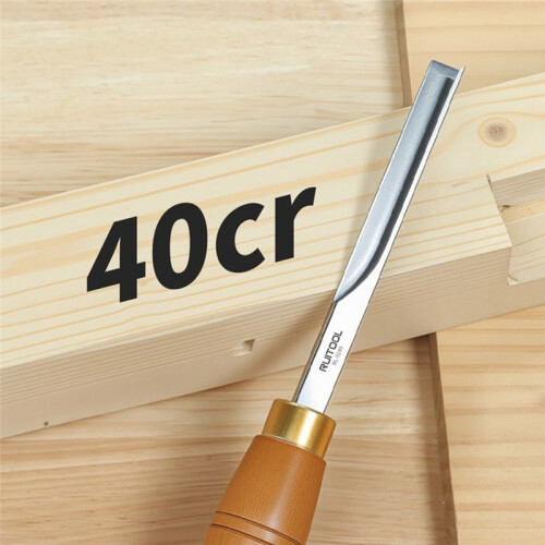 RUITOOL Long Neck Marking Knife&Right Angle Chisel with Solid Wood Handle Woodworking Tool for Marking Scribing and Carving 2