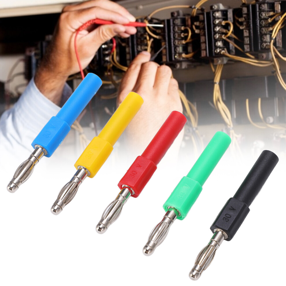 Banana Plug Connector 4Mm Male To 2Mm Female Adapter Set For Multimeter Testing 3711390473516
