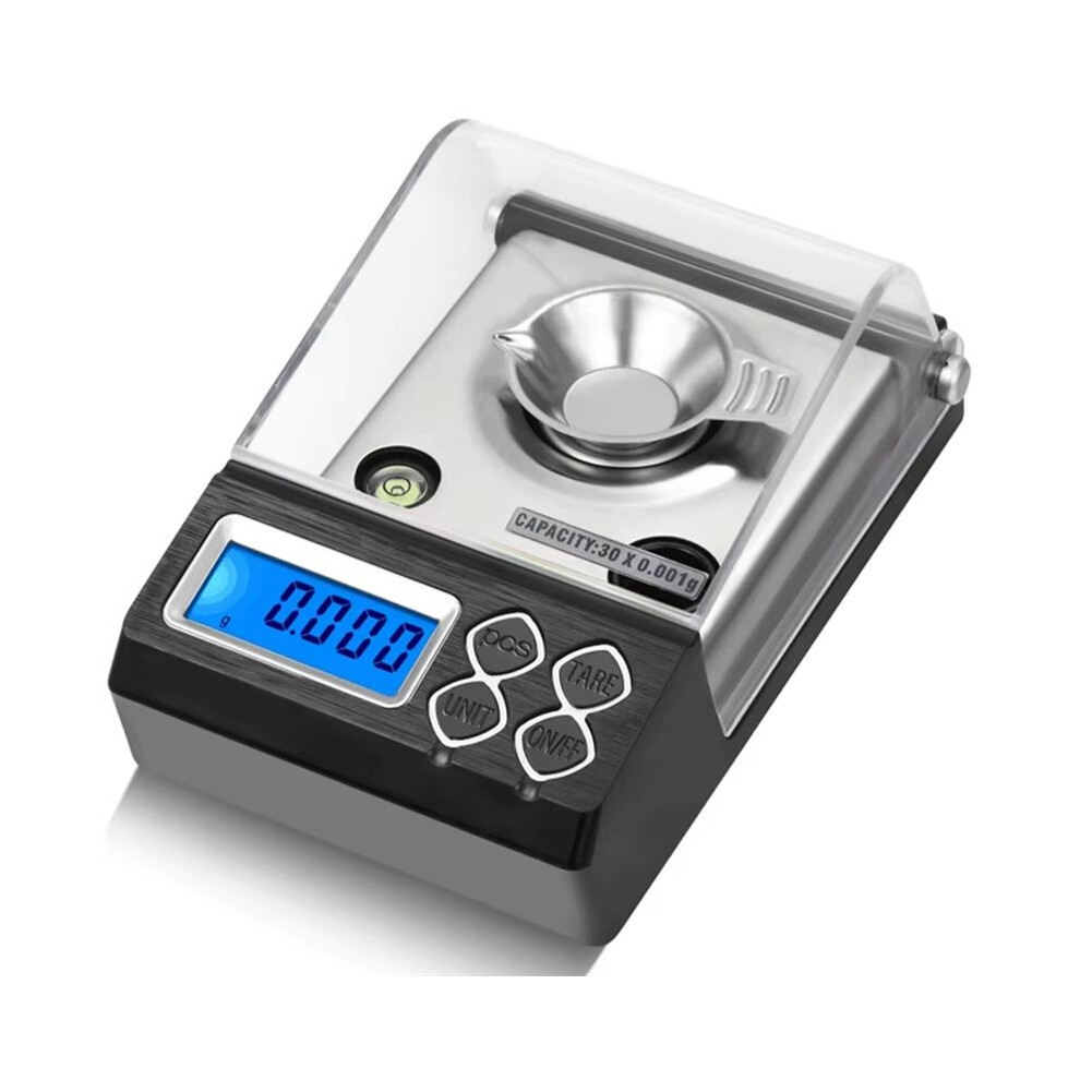 50G 0.001G Precision Portable Electronic Jewelry Scales Germ Balance 0.001G Digital Counting Carat Milligram Scale Gold 6033892423576