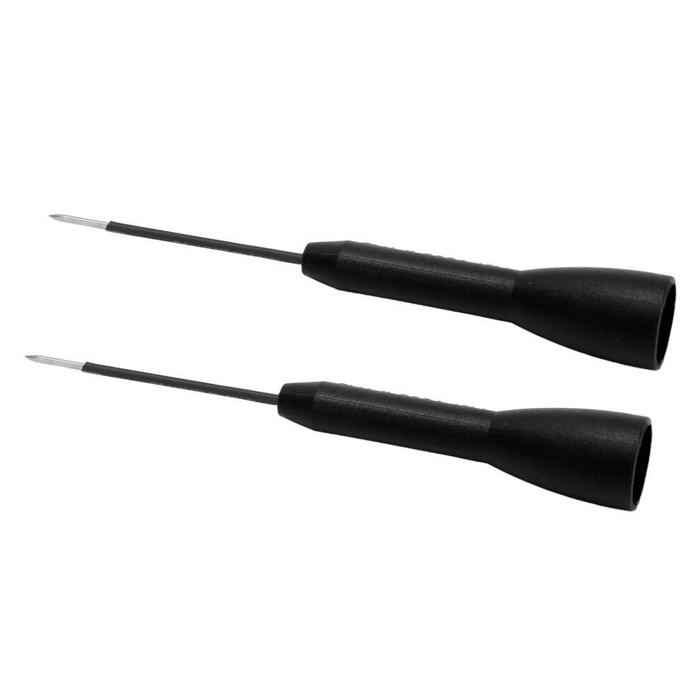 2Pcs Insulation Test Probe 1Mm For Multimeter 600V 10A Black 8351390473328