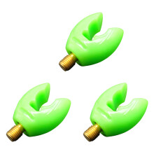 3Pcs Nylon Angelrute Rest Kopf Angeln Grip Rest Kopf Stange-Grün