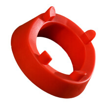 Plastic displaystandaard Ballen voetstuk Voetbal-Rood