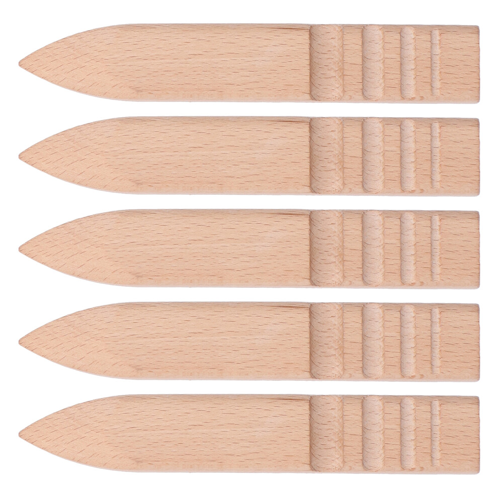 DIY Leather Burnisher Set 5 Beech Tools